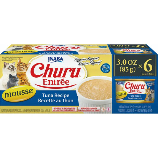 Inaba Cat Churu Entree Mousse Tuna 6*85g