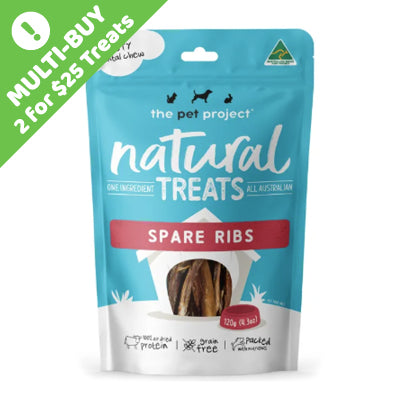 The Pet Project Spare Ribs 120g