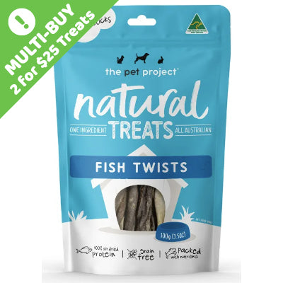 The Pet Project Fish Twists 100g