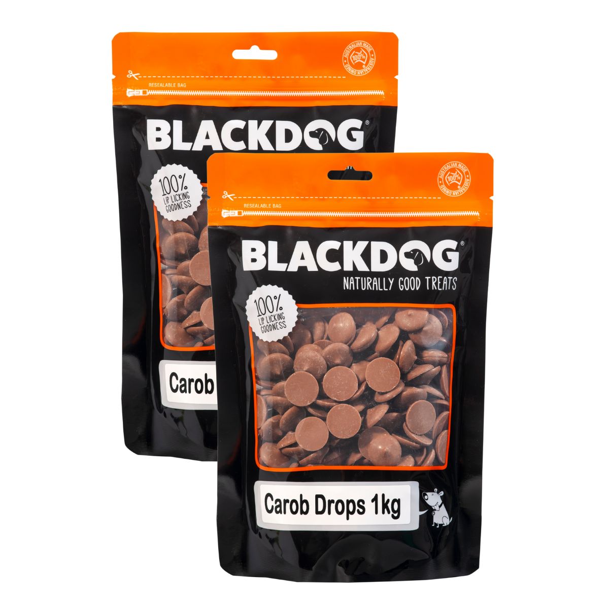 Blackdog Carob Buttons 1kg x 2pk-1996005500893925376
