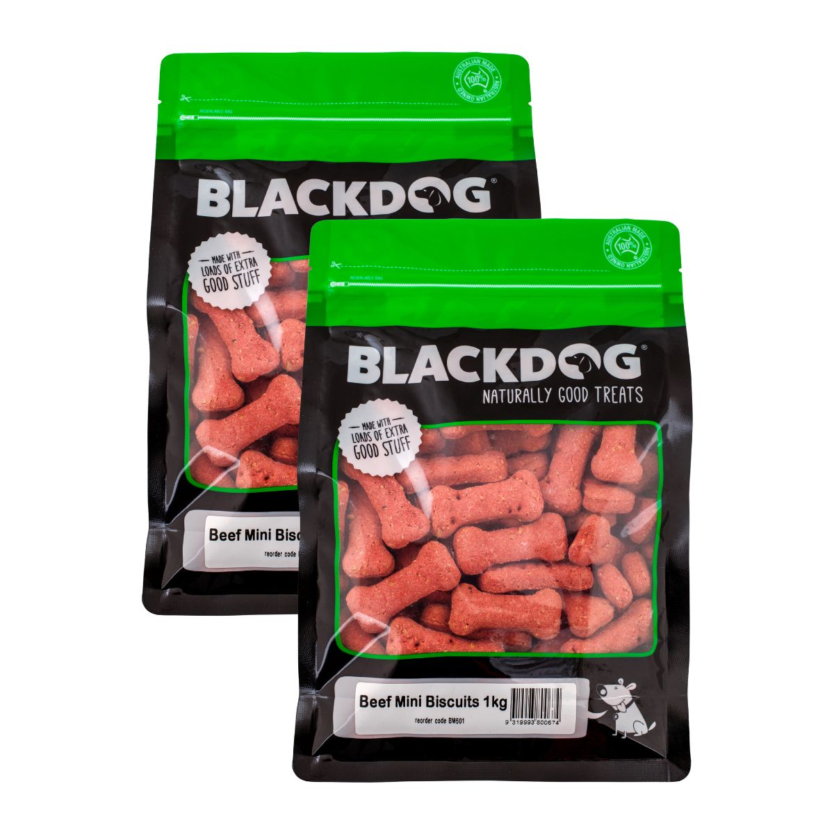 Blackdog Mini Beef Biscuits 1kg x 2pk-1996005502340960256