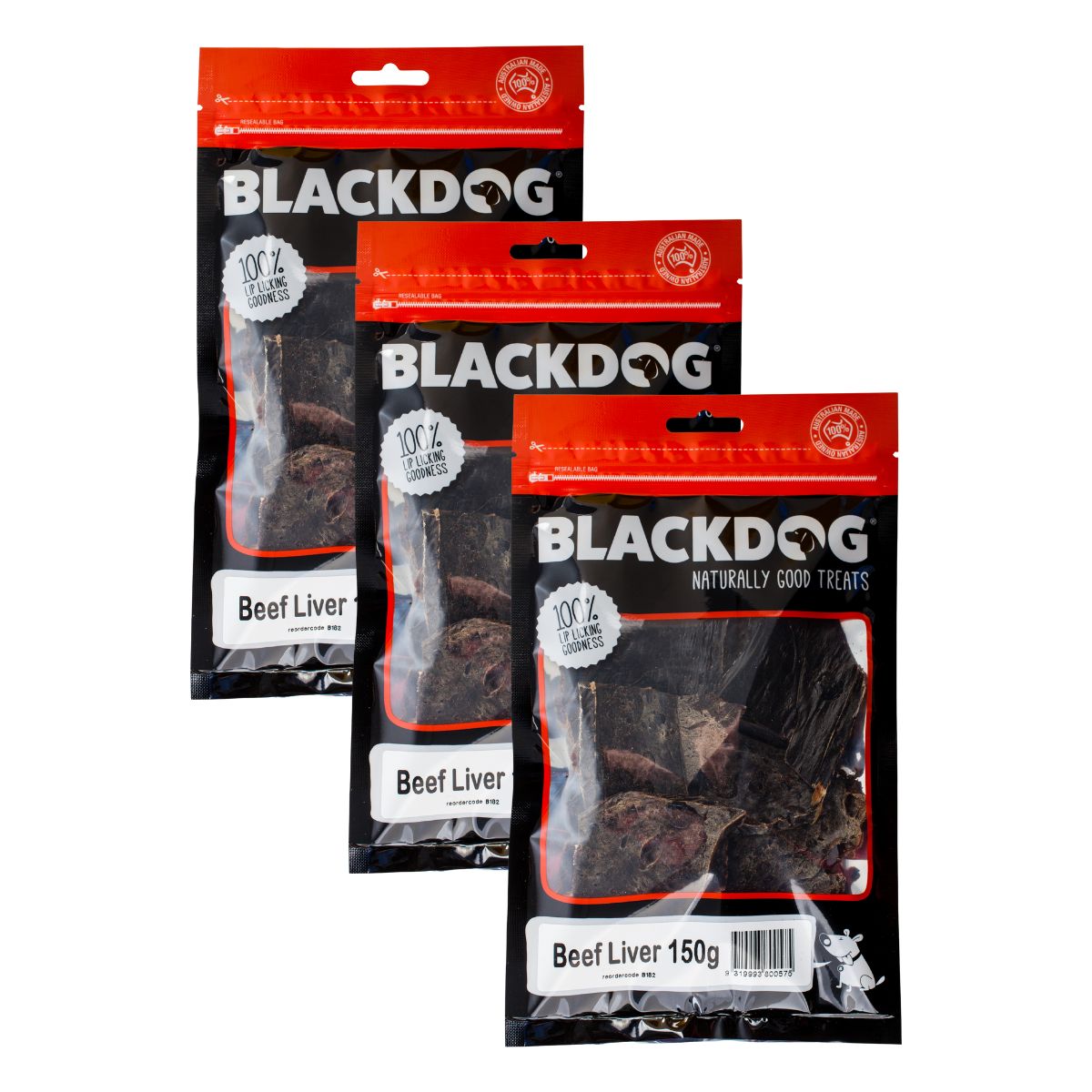 Blackdog Beef Liver 150g x 3pk-1996005497152606210