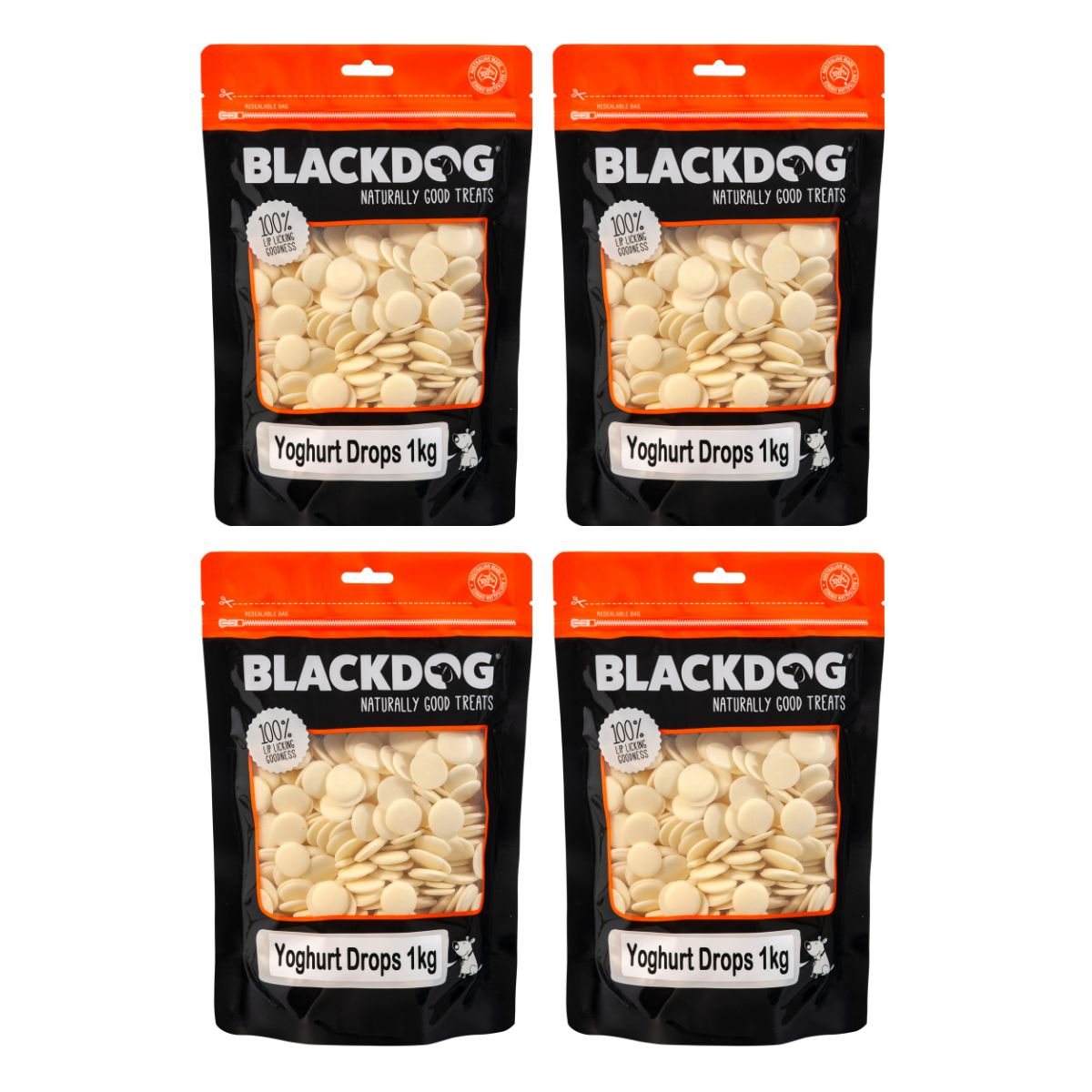 Blackdog Yoghurt Drops 1kg x4-1996005524470108160