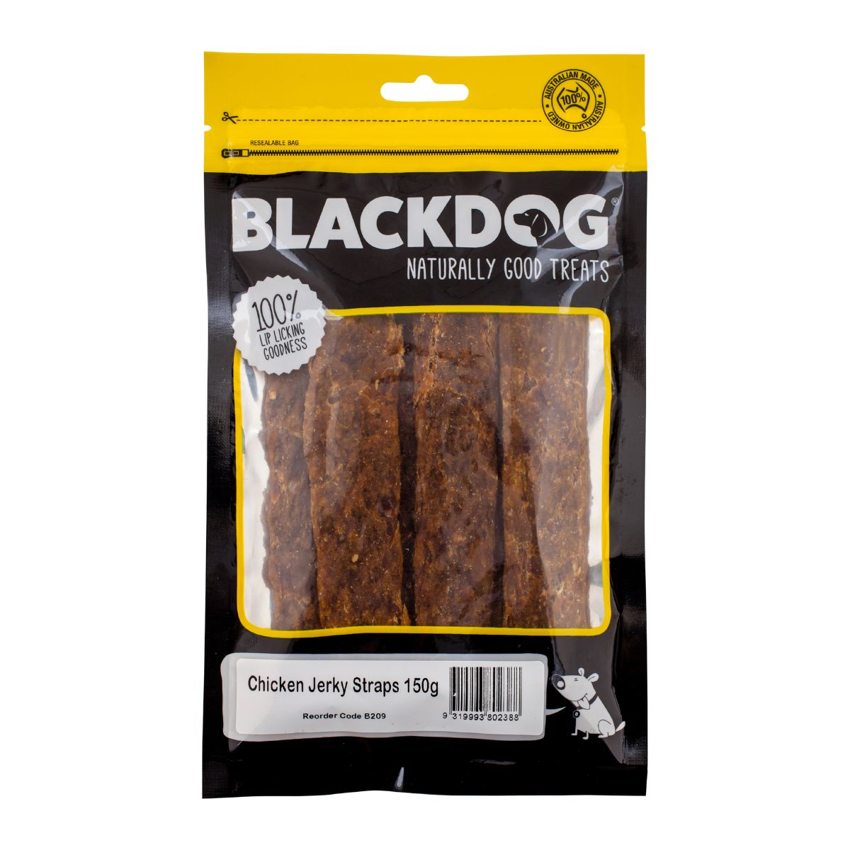 Blackdog Chicken Jerky Straps 150g-1996005498008244226