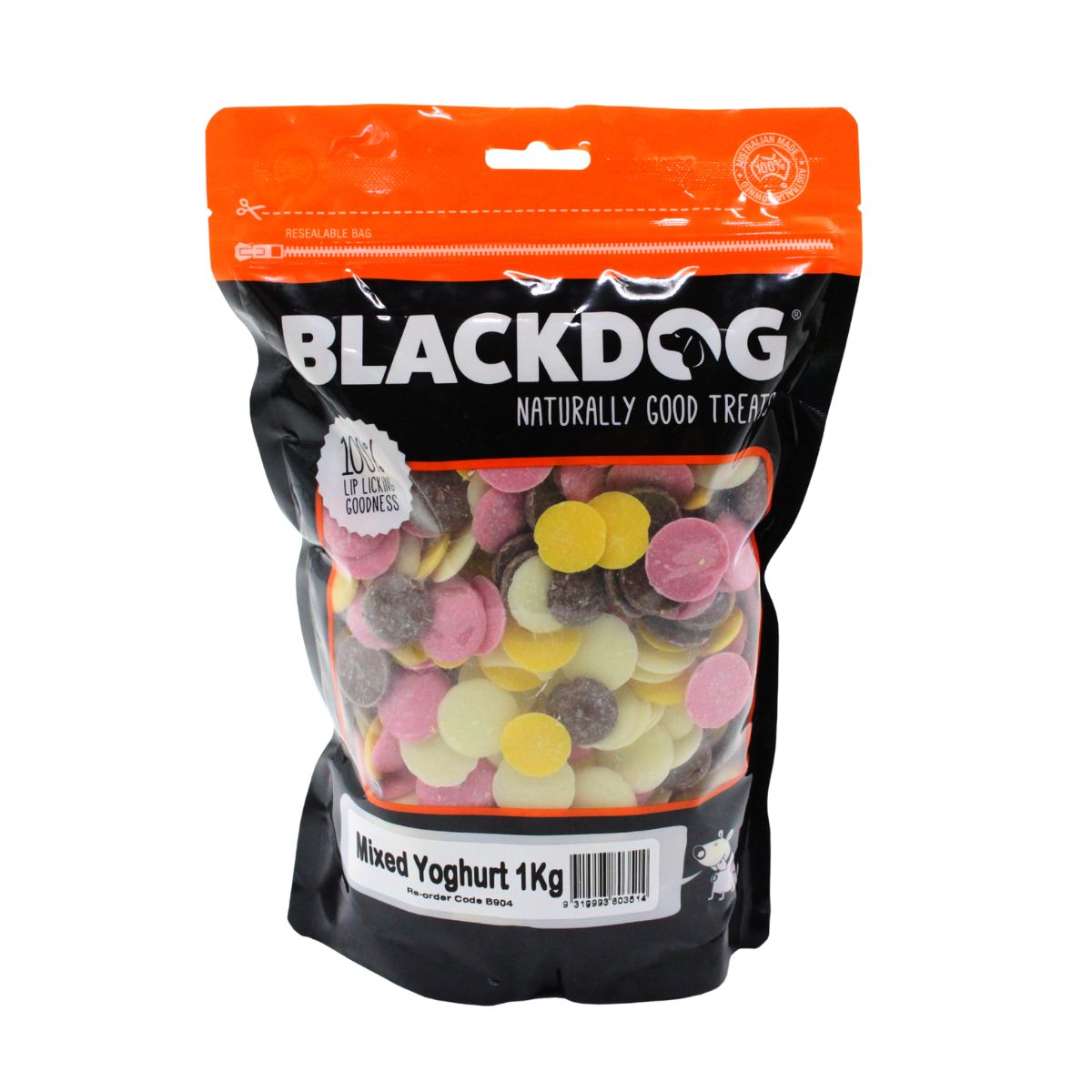 Blackdog Mixed Yoghurt Drops 1kg-1996005501699231744