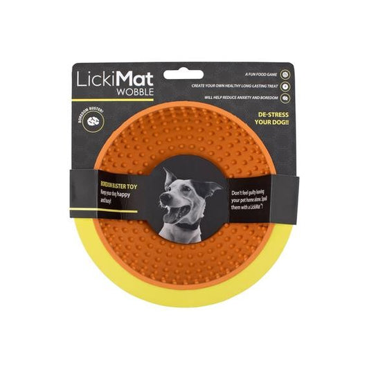 Lickimat Wobble for Dogs Orange
