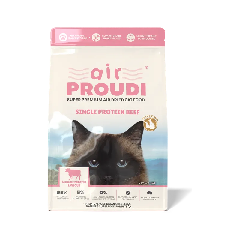 Air Proudi Cat Food Single Protein Beef 400g