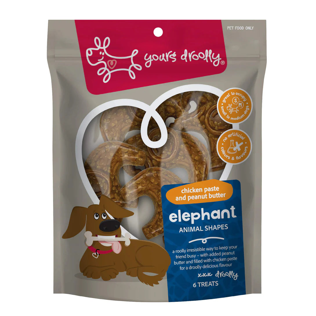 Yours Droolly Elephants w Chick Paste 6pk