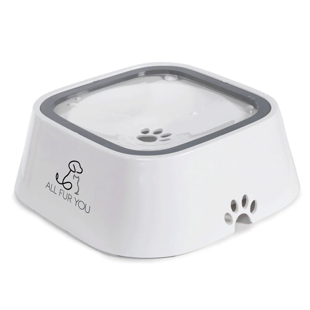 All Fur You Anti Splash Bowl White