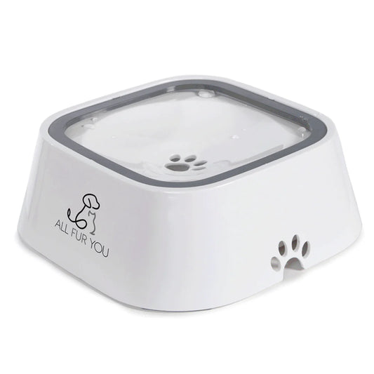All Fur You Anti Splash Bowl White