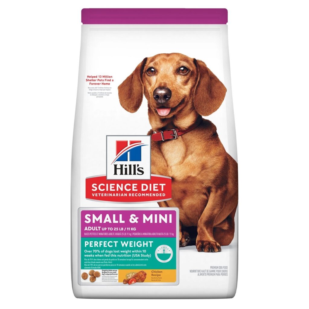 Hills Dog Food  Adult Perfect Weight Toy & Small Breed 1.8Kg