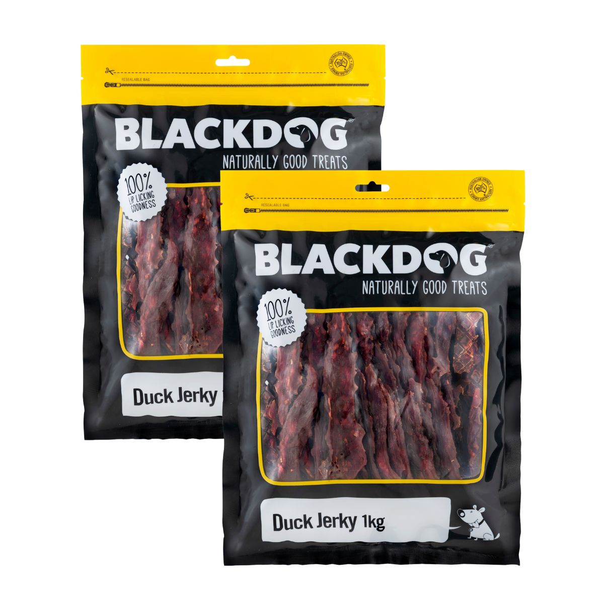 Blackdog Duck Jerky 1kg x2-1996005523350228992