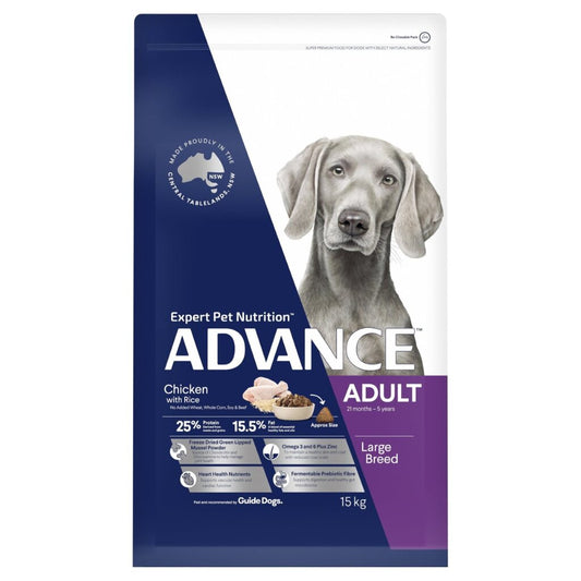 Advance Dog Large Breed Chicken with Rice 15 kg