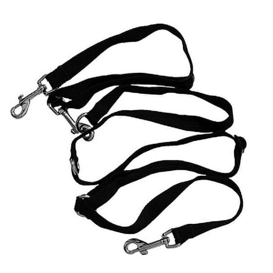 Comfort Webbing Double Ended Lead Black