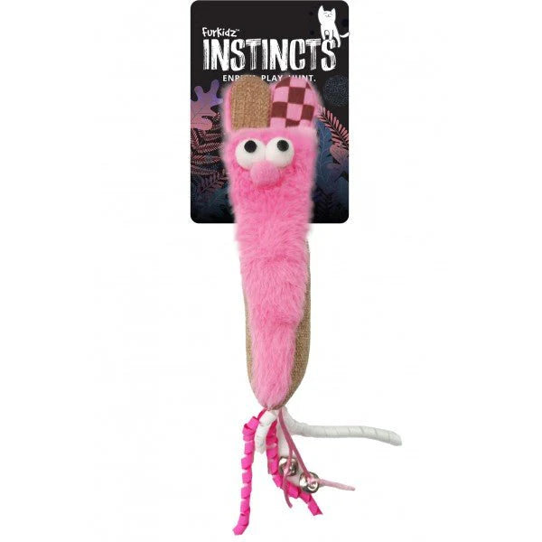 Furkidz Slinky Rabbit Pink 19cm