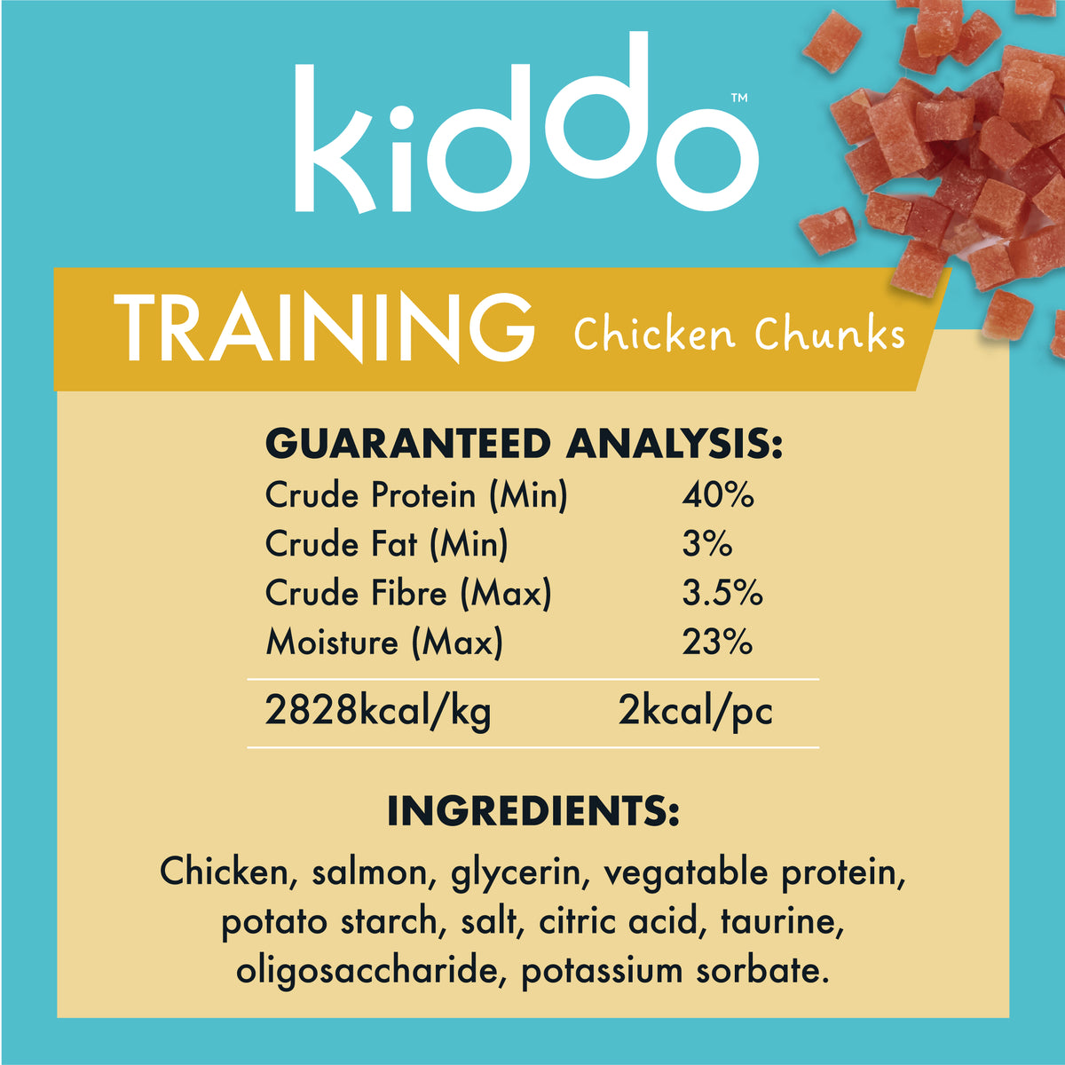 Kiddo Training - Soft Chicken Chunks - 90g