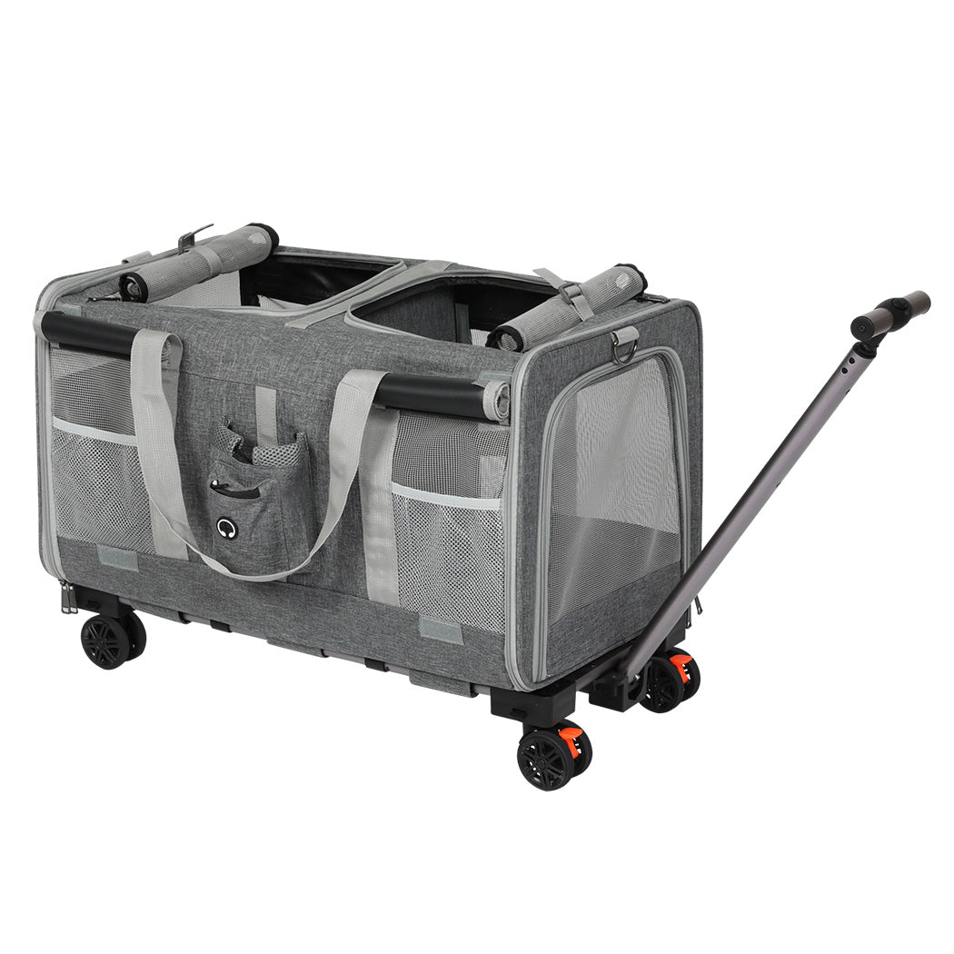 Pawz Pet Carrier 4 Wheel Portable Rolling Foldable-1975420341769605120