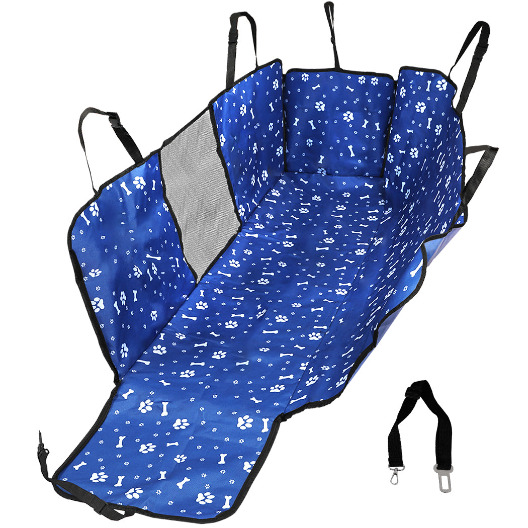PaWz Pet Back Car Seat Cover Hammock Blue-1973193650611556352