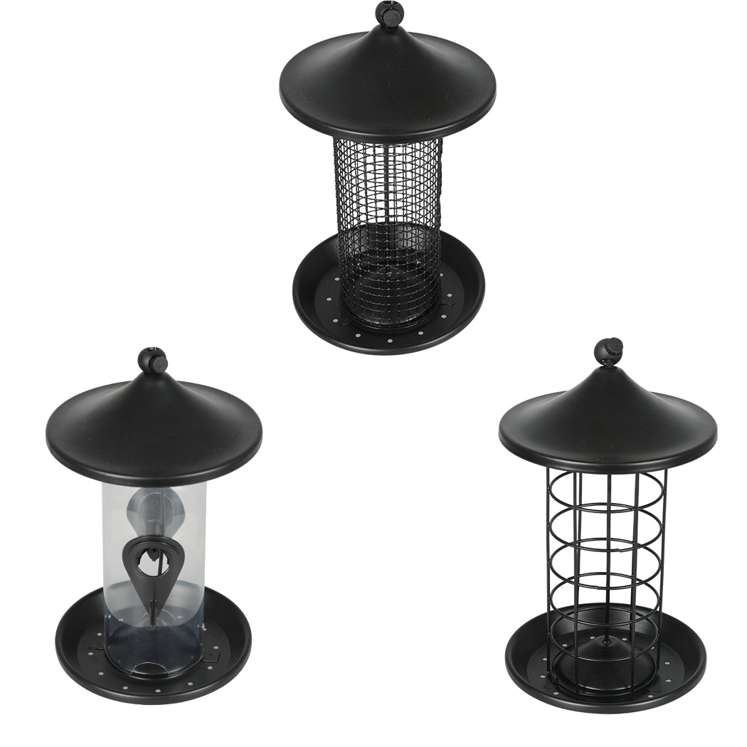 PaWz 3x Bird Feeder Hanging Wild Seed-1973193455240876033