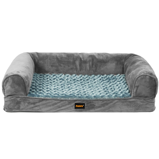 PaWz Pet Bed Sofa Dog Bedding Soft Warm XL Grey X-Large-1973193627337363457