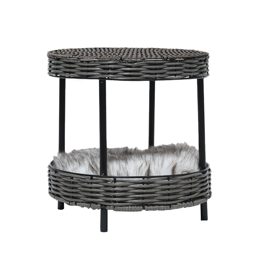 PaWz Rattan Pet Bed Elevated Raised-1975420452511813633