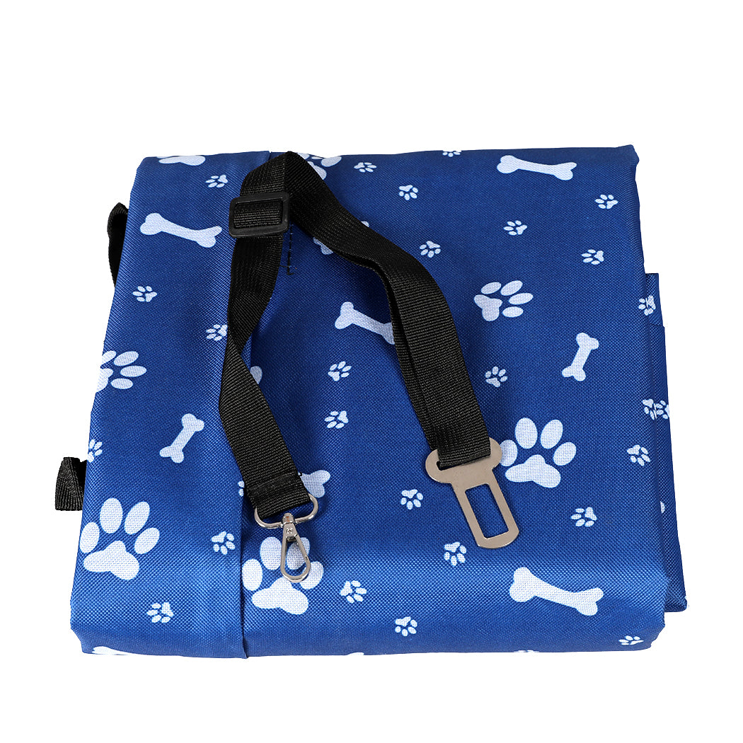 PaWz Pet Back Car Seat Cover Hammock Blue-1973193650611556353