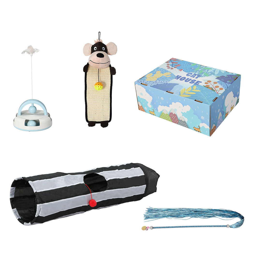 PaWz Interactive Pet Toy Set Cat Tunnel-1973194202980421633