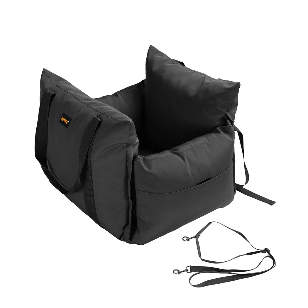 PaWz Dog Car Seat Booster Belt Black-1973193691564740608