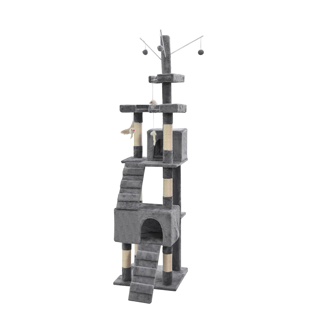PaWz Cat Tree Scratching Post Scratcher Grey-1973193908397674497