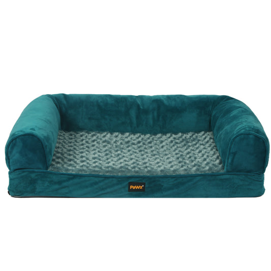PaWz Pet Bed Sofa Dog Bedding Soft Warm L Blue Large-1973193625978408961