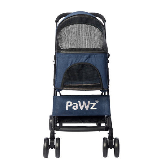 PaWz Large Pet Stroller Dog Cat Carrier Blue-1973193718429257729