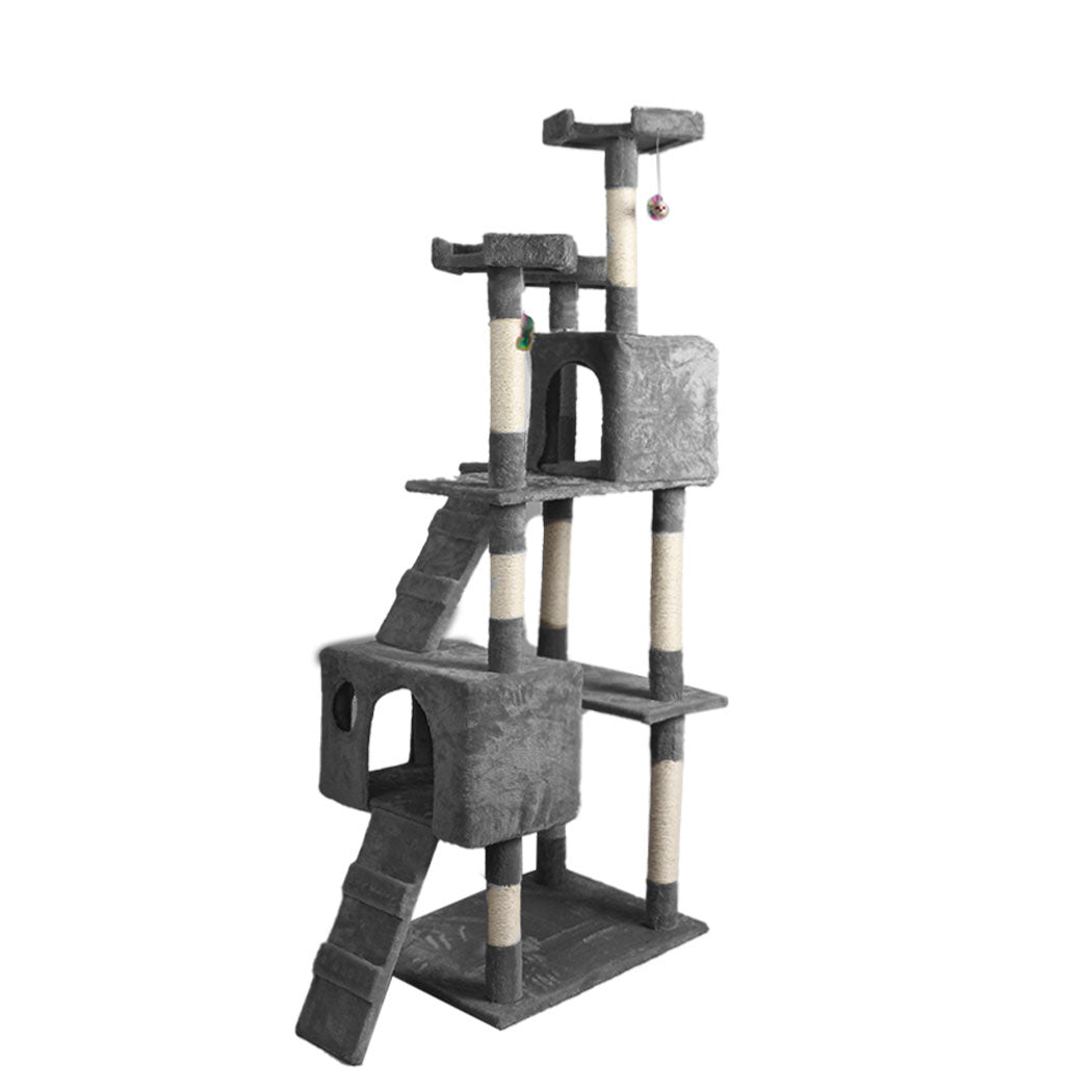 PaWz 184cm Cat Trees Scratching Post Grey-1973193908032770049