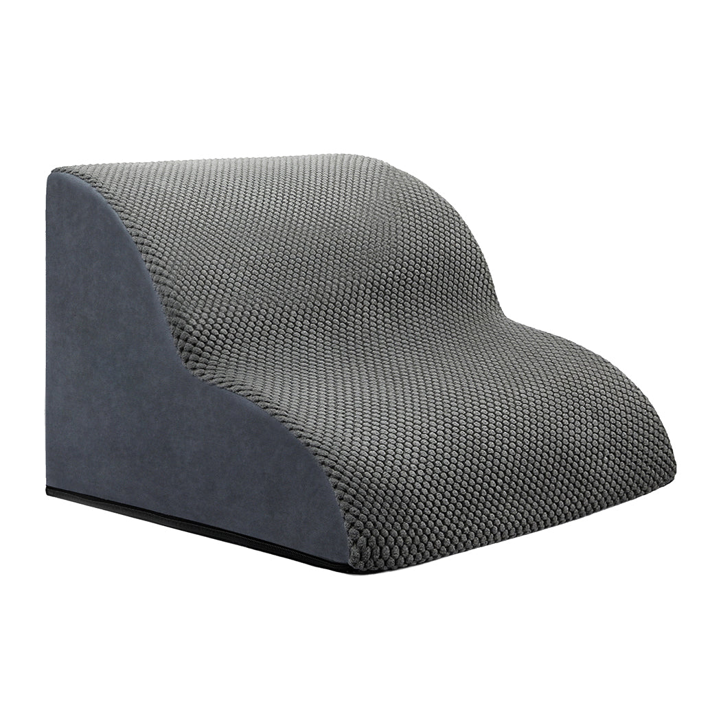 Pawz 2 Steps Pet Stairs Dog Ramp High Density Foam Grey-1973193549214257153