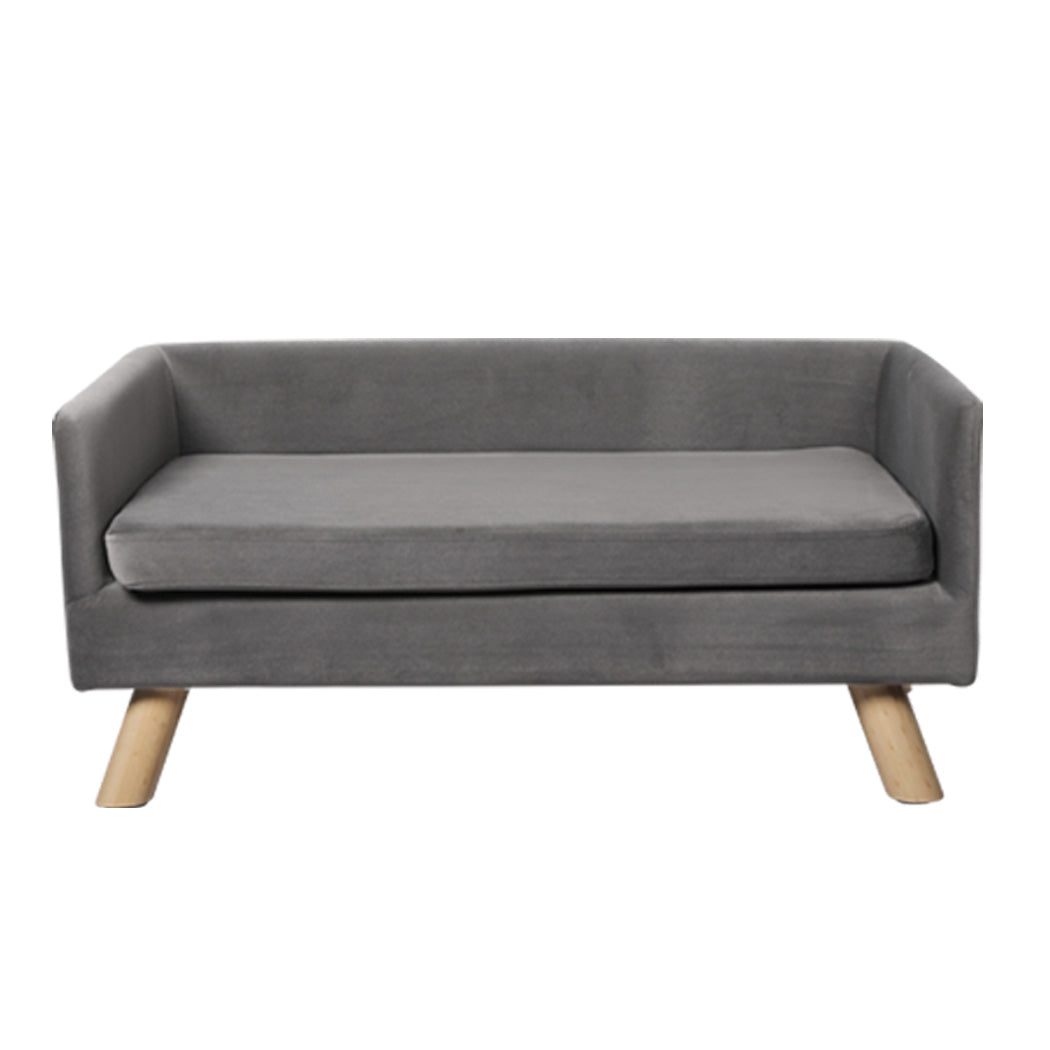 PaWz Pet Sofa Bed Dog Warm Soft Lounge Grey-1975420459071705089