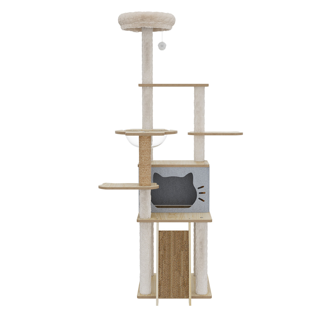 Pawz Cat Tree Tower Large Scratcher Condo House 160cm-1996005457323495425