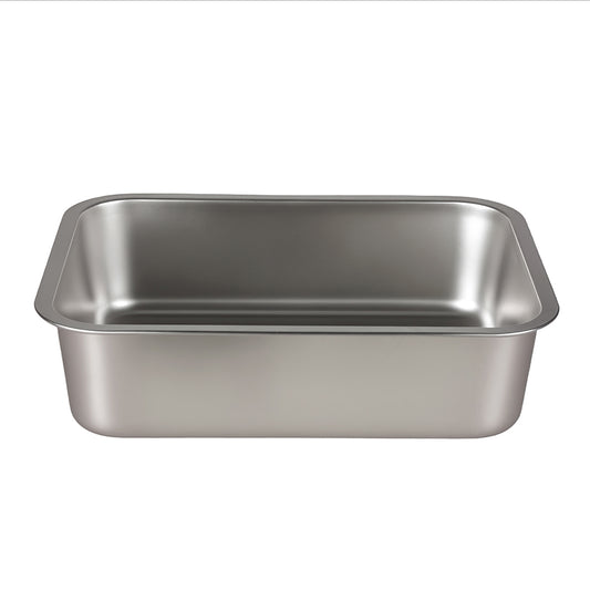 Pawz Stainless Steel Cats Litter Box 10cm Height Small Animals Easy Entry Clean-2065254295179235329