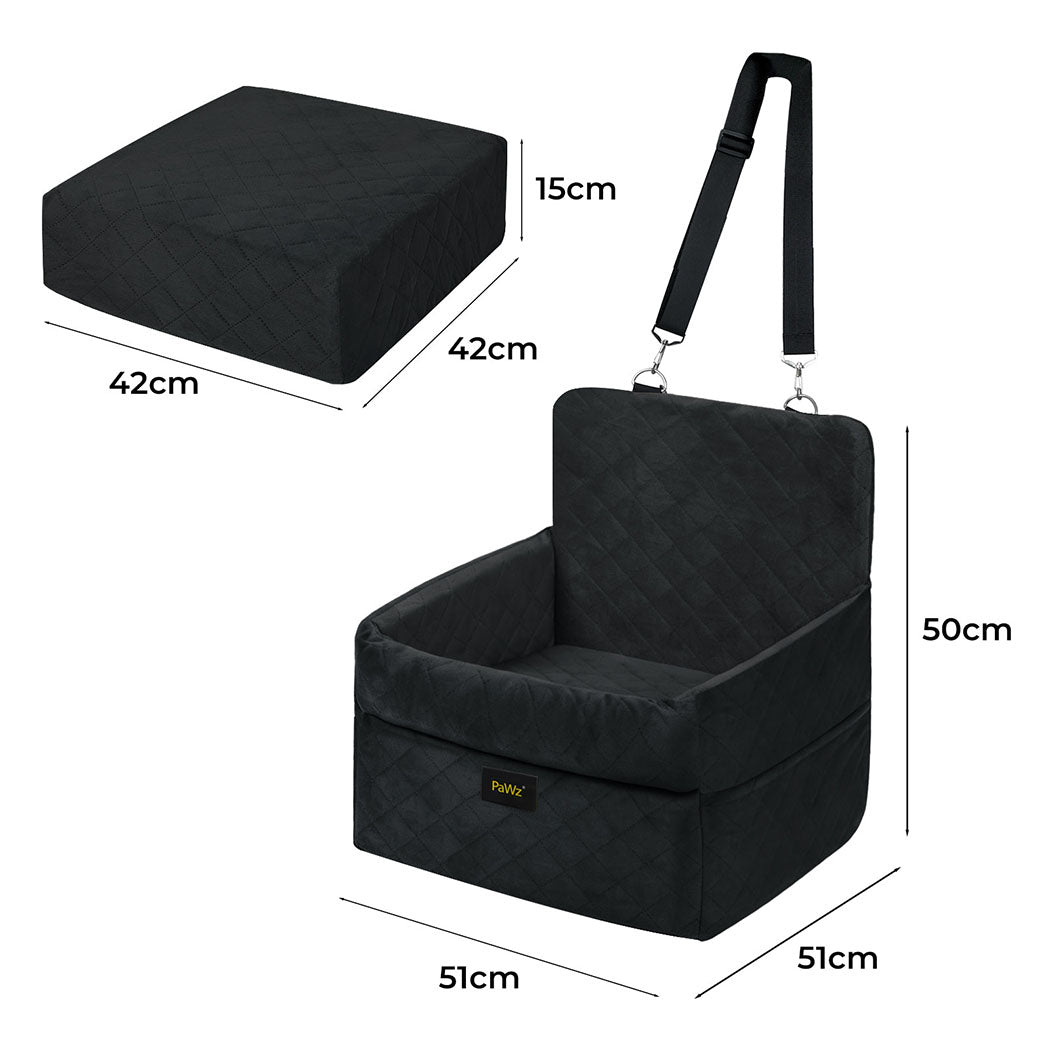 Pawz Pet Car Seat Booster Belt Pet Portable Travel Bed-1996005539225669634