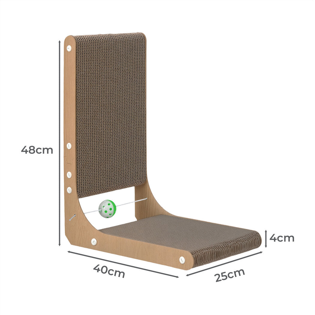 Pawz Cat L-Shaped Scratching Cardboard-1996005539783512066