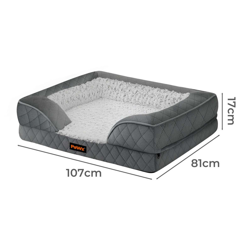 Pawz Orthopedic Memory Foam Pet Bed Dog Washable Mat-1996005594796003330