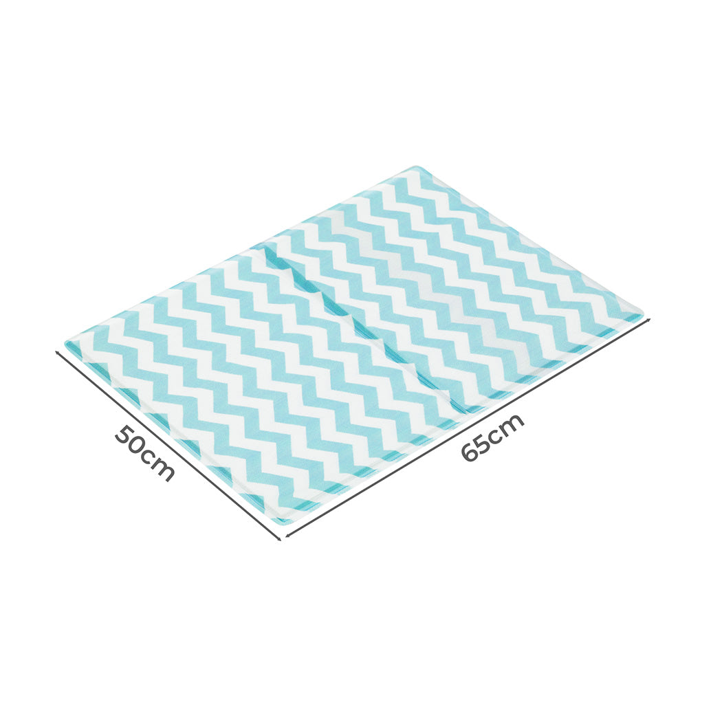 Pawz Pet Cooling Mat M Blue-1973193490791796738