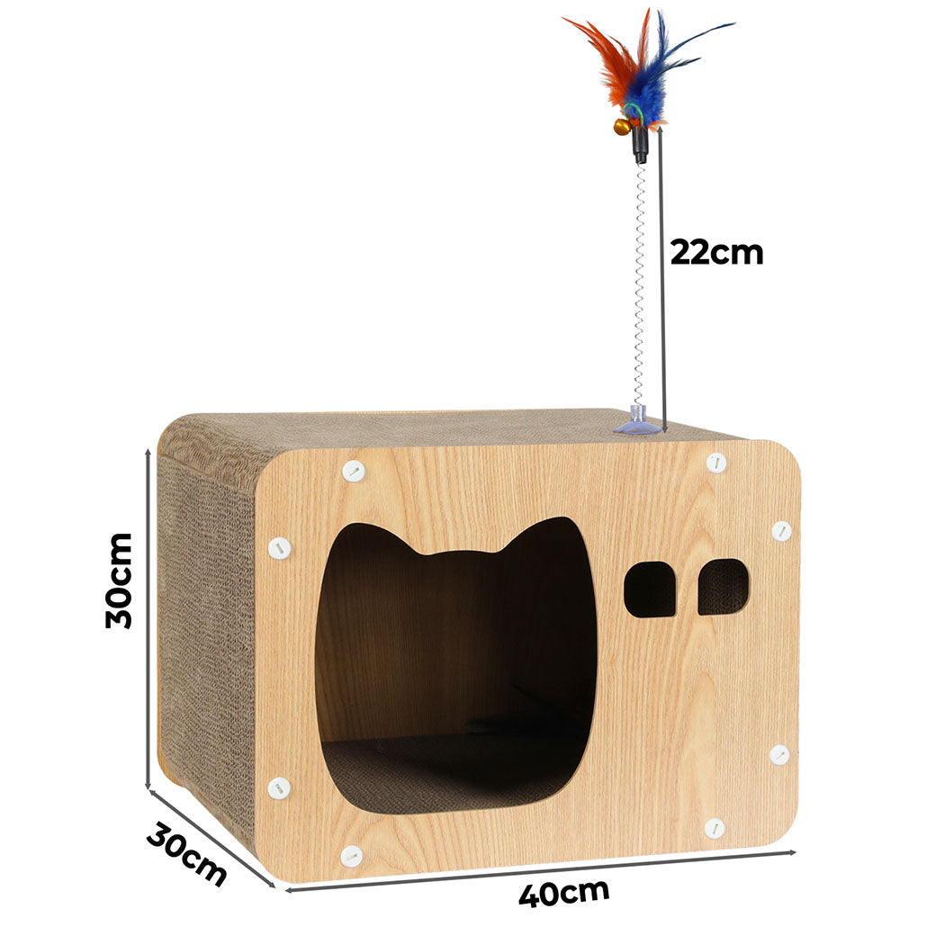 Pawz Cat Scratcher Board Scratching Cardboard-1996005540895002626