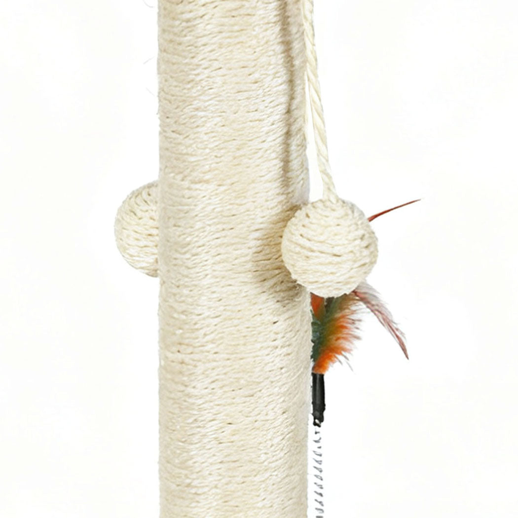 Pawz Cat Scratcher Wooden Scratching Post-1996005539410219011