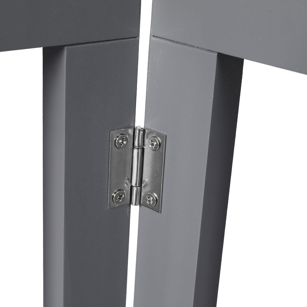 PaWz Wooden Pet Gate Dog Fence Safety Grey 100 Pack-1973193643569319940