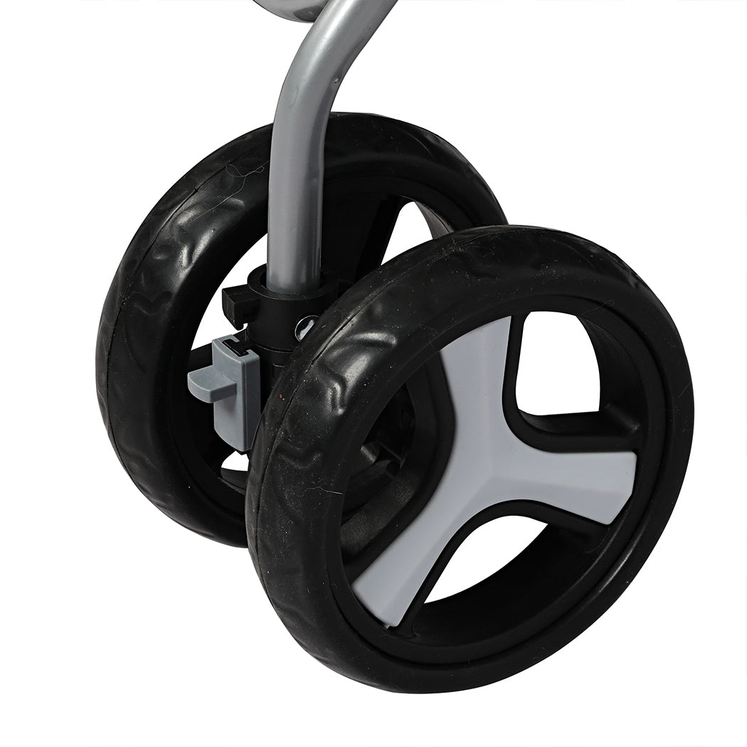 PaWz Pet Stroller 2-Tier Dog Cat Carrier Foldable-1975420407137832964