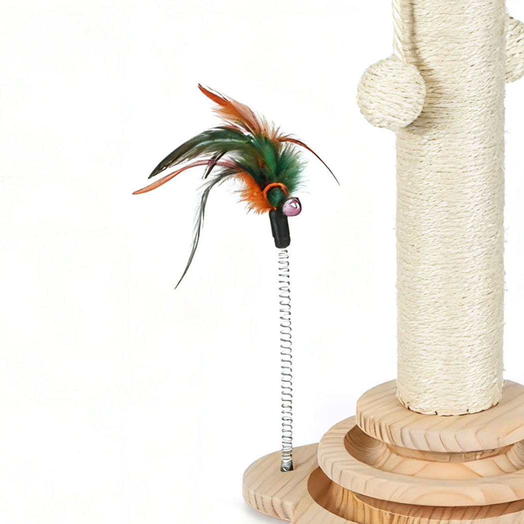 Pawz Cat Scratcher Wooden Scratching Post-1996005539410219012