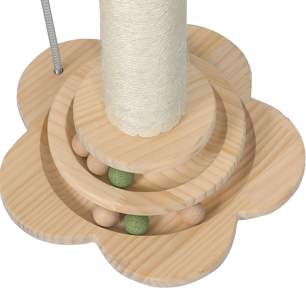 Pawz Cat Scratcher Wooden Scratching Post-1996005539410219013