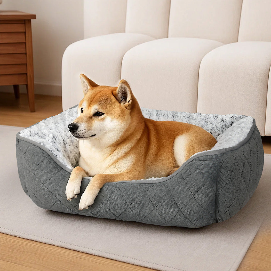 Pawz Pet Dog Calming Bed Fluffy Washable Cushion L-1996005594171052038