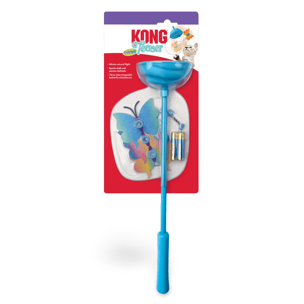 KONG Teaser Purrsuit Butterfly Cat Wand
