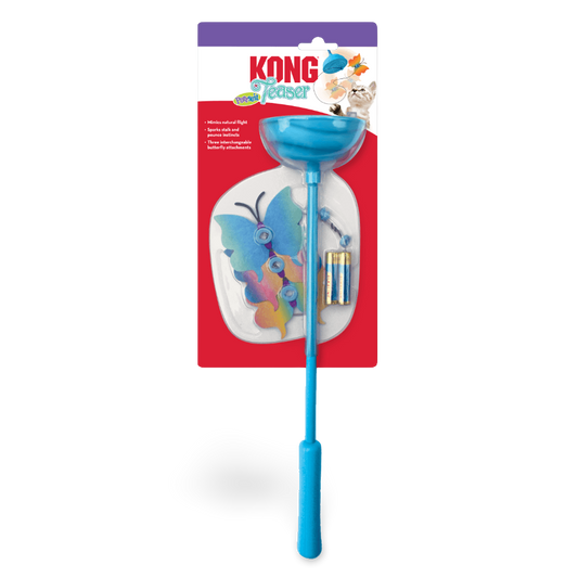 KONG Teaser Purrsuit Butterfly Cat Wand