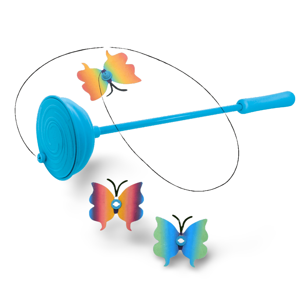 KONG Teaser Purrsuit Butterfly Cat Wand